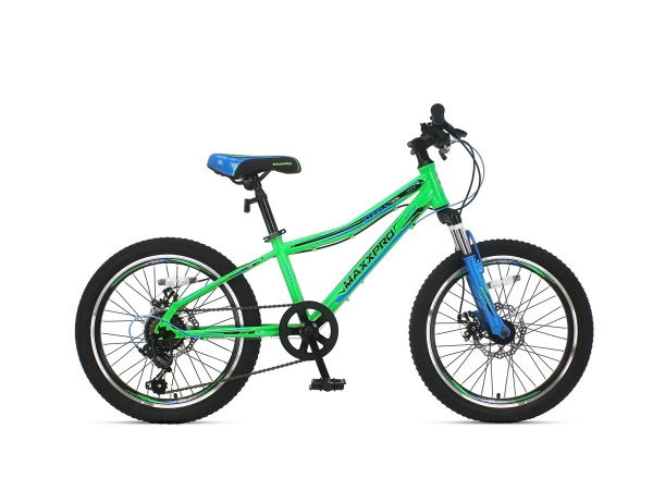Велосипед STEELY 20 PRO зелёно-серый