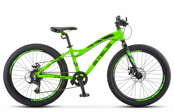 Велосипед FATBIKE STELS Adrenalin 24MD 13.5 V010 Неоновый-лайм