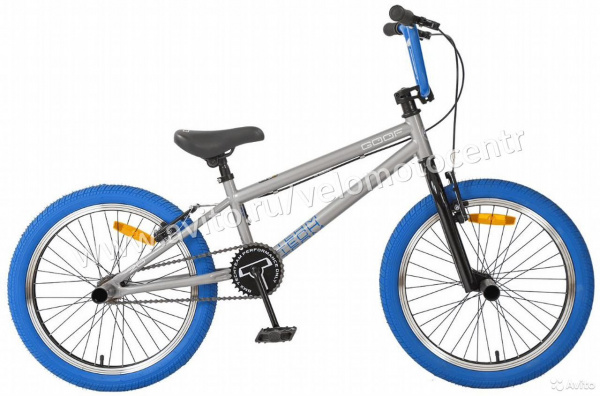 Велосипед TechTeam Goof 20" серо-синий