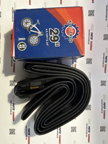 Велокамера 29" 2.35  KLEVER (AV 48) ДЛИННЫЙ сосок