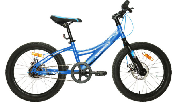 Велосипед 20" Nameless S2300D, синий/белый, 11"