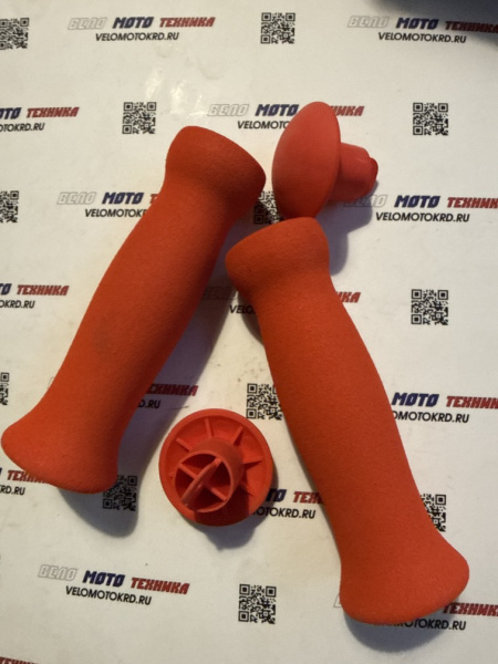 Грипсы Rainbow, 120мм, red