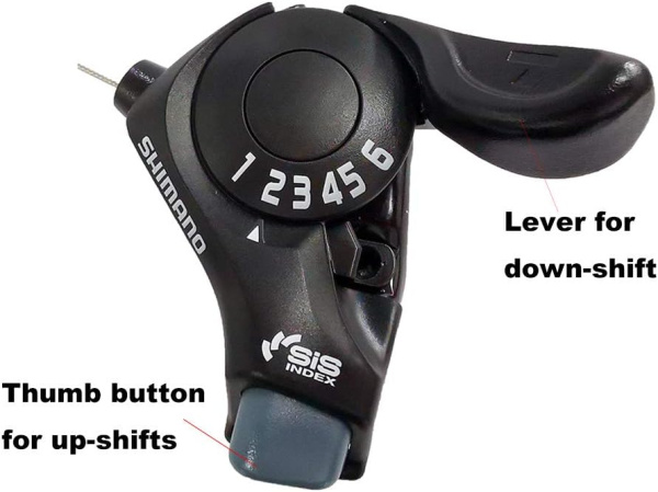 Шифтер Shimano TX30 рычаг + кнопка