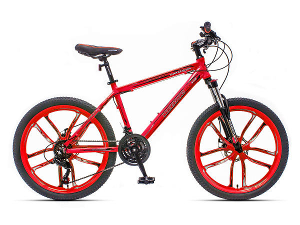 Велосипед MARAFON 24 N2409-1 (красно-чёрный)