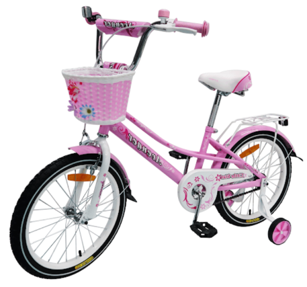 Велосипед 18" AVENGER LITTLE STAR, розовый/белый       