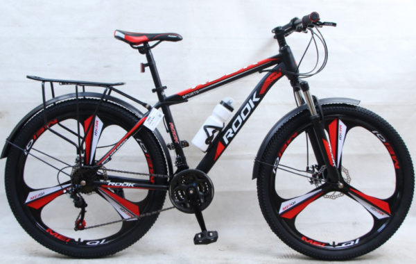 Велосипед 26" ARIA MS264D, черный/красный MS264D-BK/RD-A