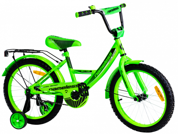 Велосипед 18" NAMELESS VECTOR, зеленый/черный