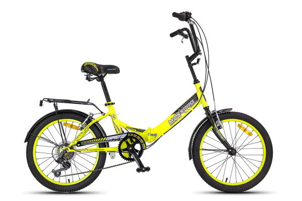 Велосипед MAXXPRO COMPACT 20 желто-черный