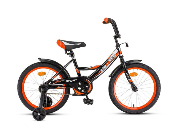 Велосипед SPORT-18-6 черно-оранжевый