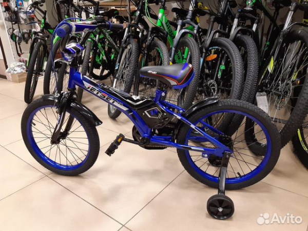 Велосипед JETSET 16 (JS-N1603  110-118 см (5-6 лет)  синий)