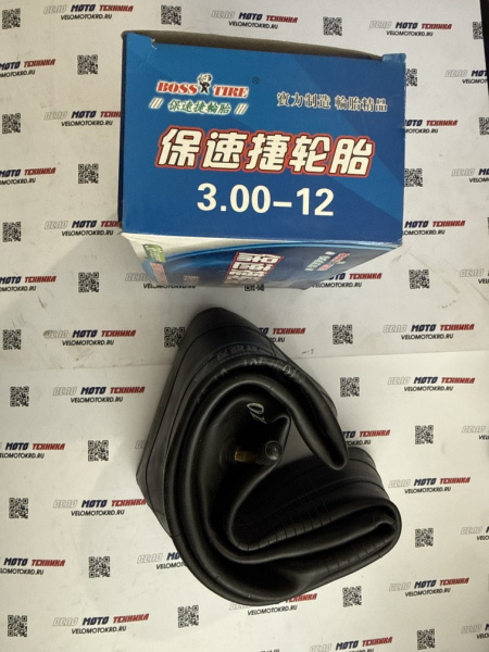 Камера 3.00-12 boss tire NEW УСИЛЕННАЯ