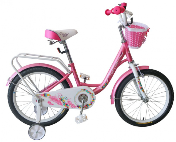 Велосипед TechTeam Firebird 16" розовый (сталь)