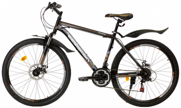 Велосипед 26" NAMELESS J6200D, черный/коричневый