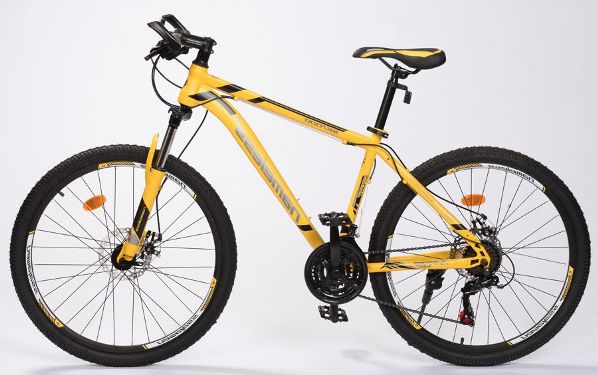 Велосипед 26" NAMELESS S6700D, желтый/черный