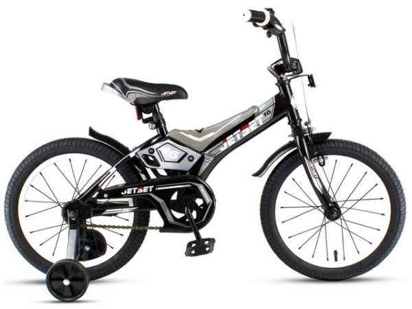 Велосипед JETSET 16 (JS-N1604  110-118 см (5-6 лет)  серебристый)