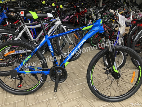 Велосипед спортивный RACER 24 NEXT 220D (17") disk синий