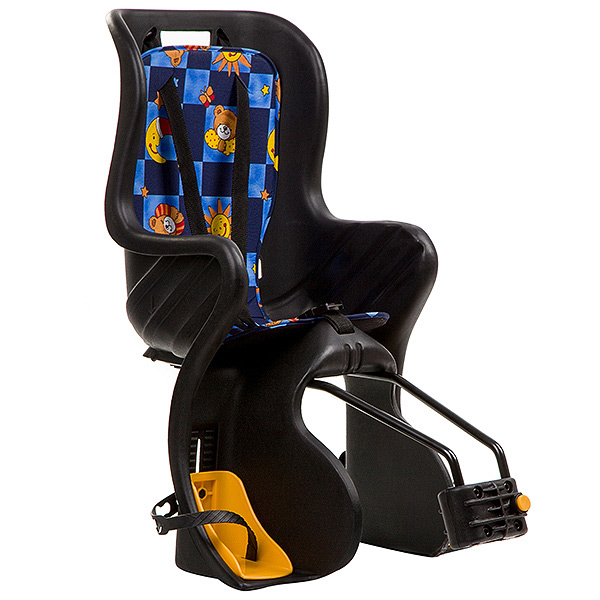 Кресло детское заднее GH-928LG черное разноцветной накладкой