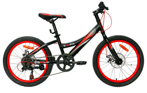 Велосипед 20" NAMELESS S2300D, черный/оранжевый, 11"