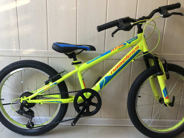 Велосипед 20" NAMELESS S2000, зеленый/голубой