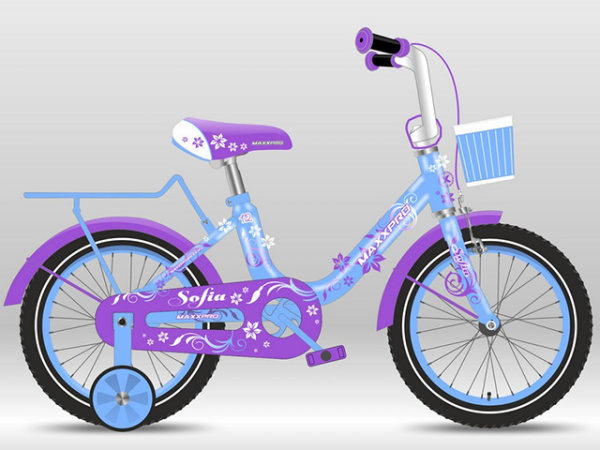 Велосипед SOFIA-M18-3 (голубо-сиреневый)