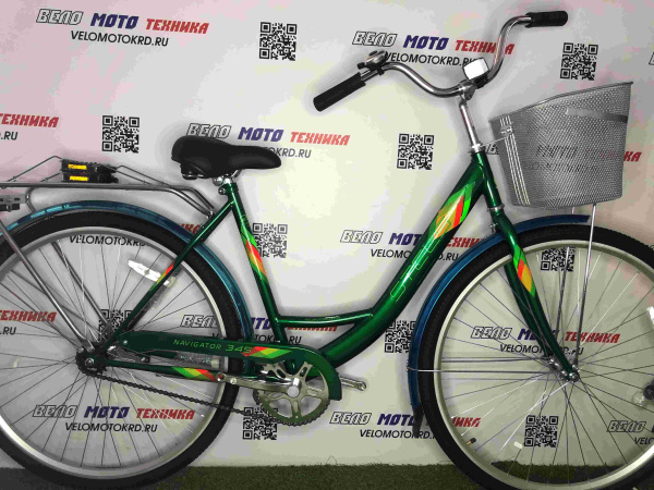 Велосипед 28 STELS Navigator-345 зелёный