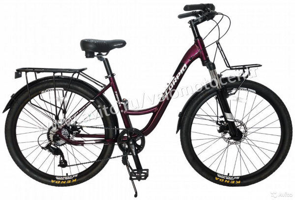 Велосипед TechTeam Scorpio 27.5*17 вишневый