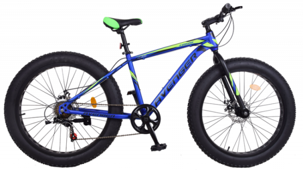 Велосипед 26" AVENGER C262D, синий/зеленый