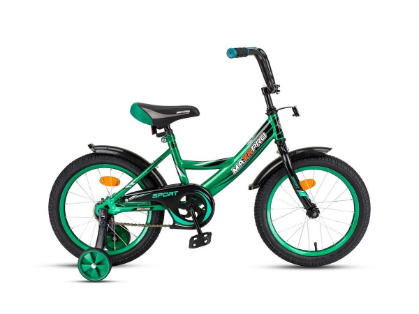 Велосипед SPORT-16-1 зелено-черный