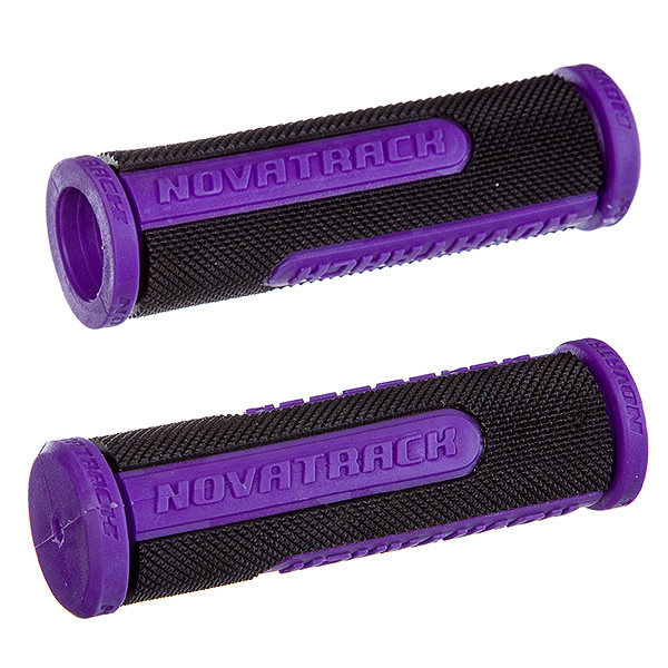 Грипсы Novatrack, 110мм, черно-фиолетовый (РТ266С) Х76786