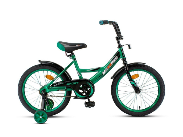 Велосипед SPORT-18-1 зелено-черный