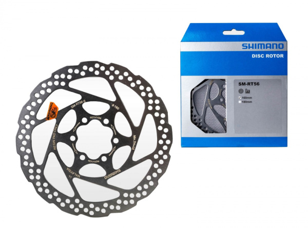 Тормозной диск Shimano, RT56, 160мм, 6-болт 31012036