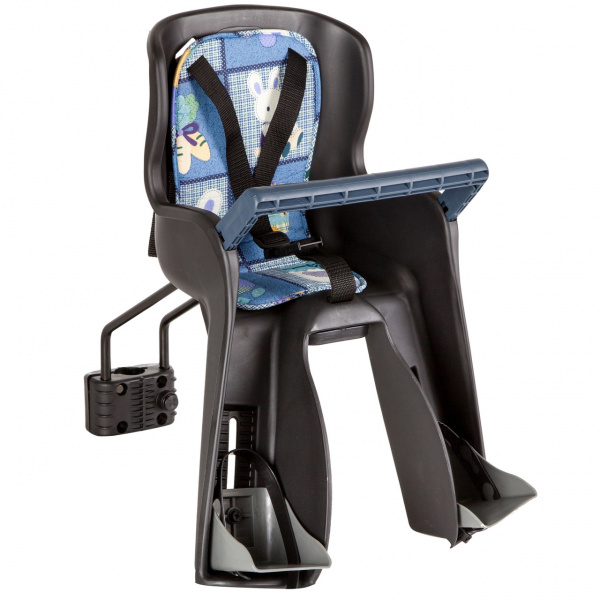 Кресло детское фронтальное , модель  YC-699 черный корпус, разноцвет накладка.