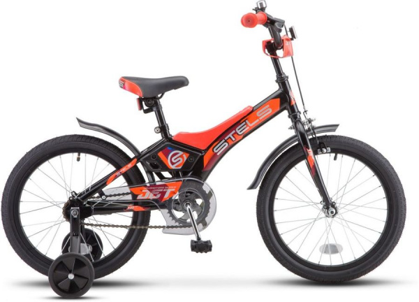 Велосипед Детский Stels Jet 16" Чёрный / оранжевый