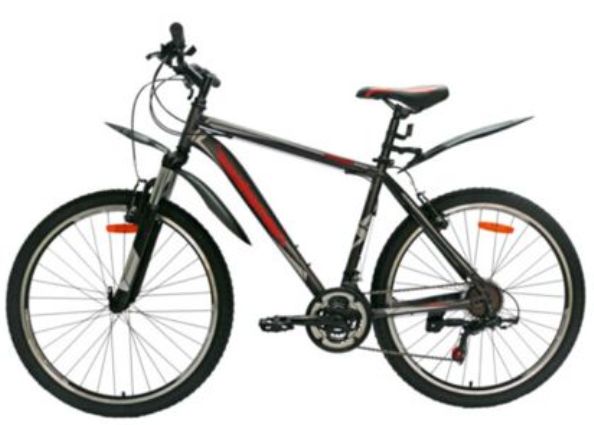 Велосипед 26" NAMELESS S6200, серый/красный